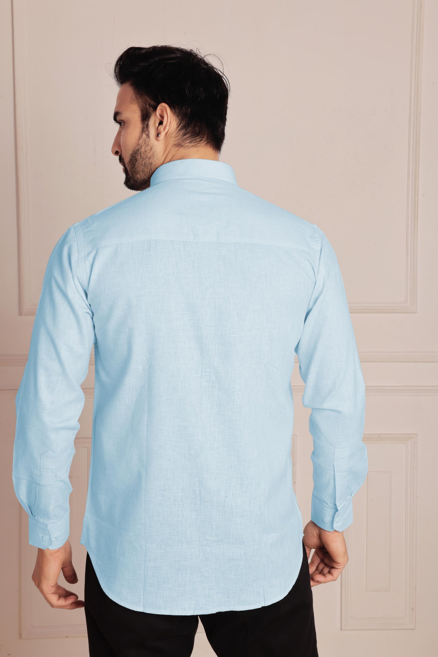 Sky Blue Premium Linen Shirt