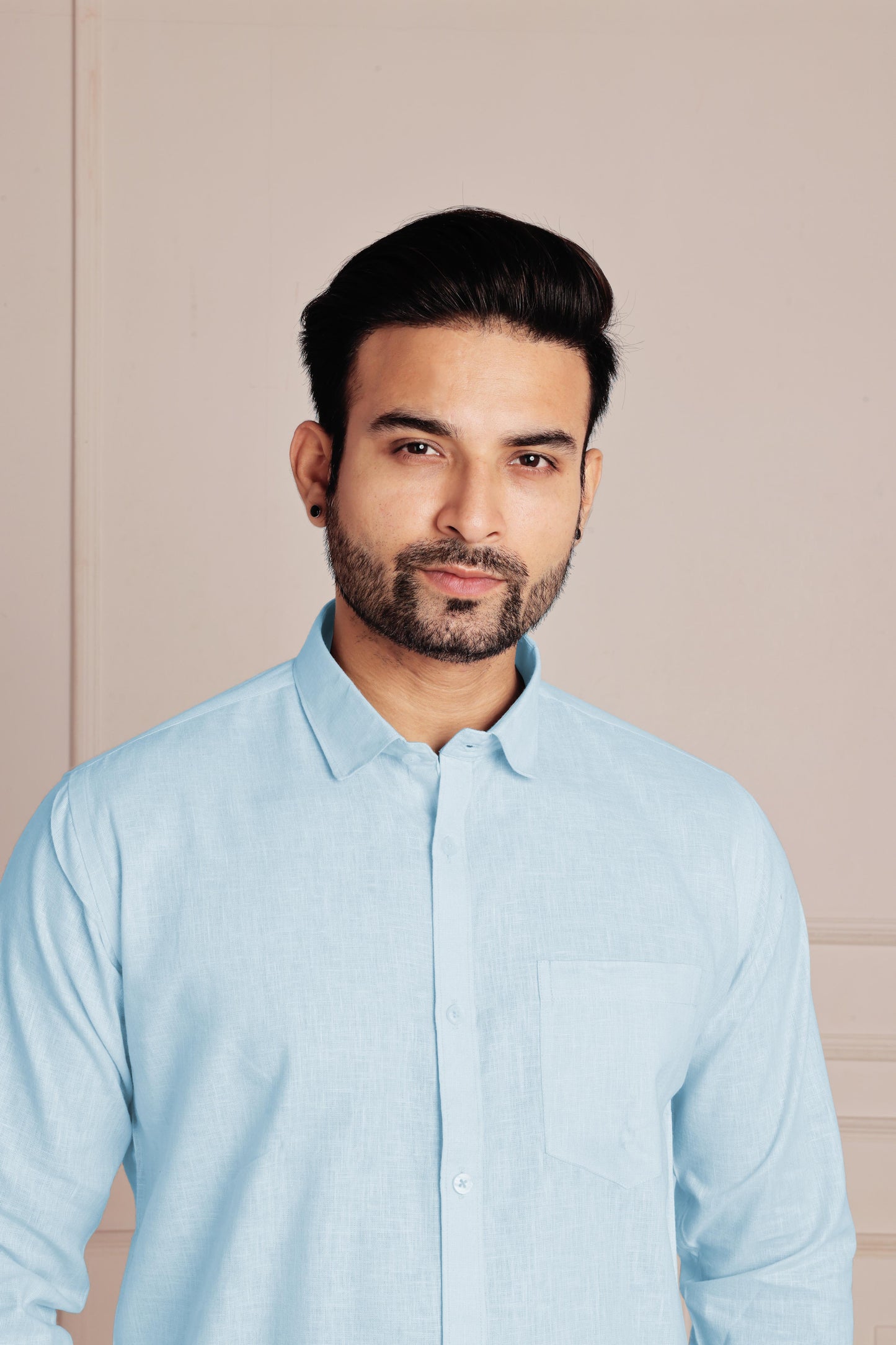 Sky Blue Premium Linen Shirt