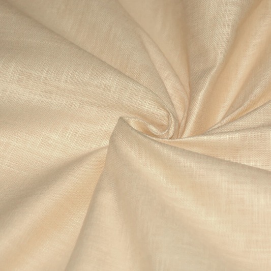 Khaki (Beige) Linen Cotton Fabric