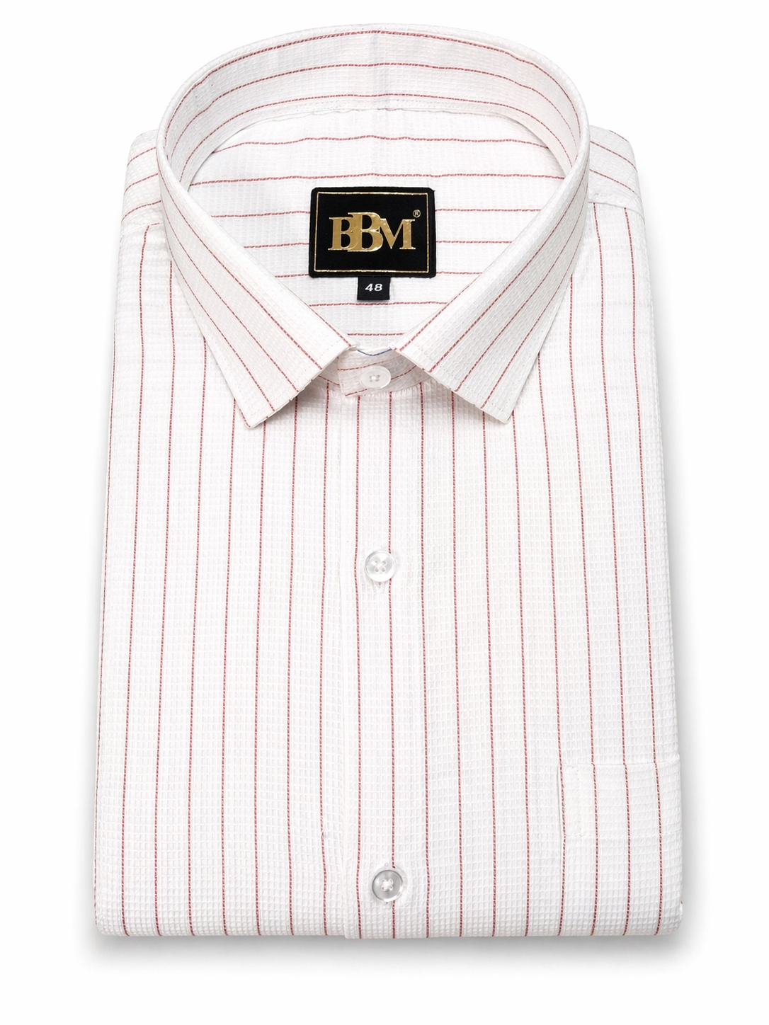 Red Lining Formal Shirt+ Black Linen Pant
