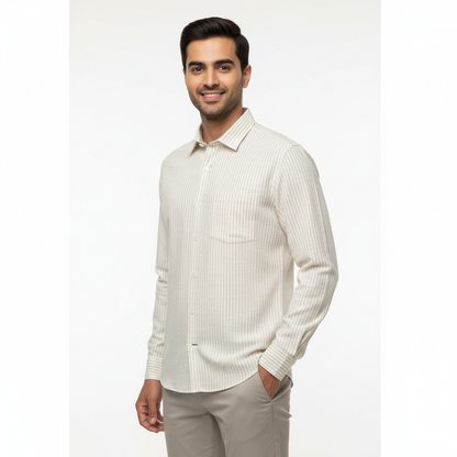 Khadi Lining Cotton Shirt – Full Sleeves