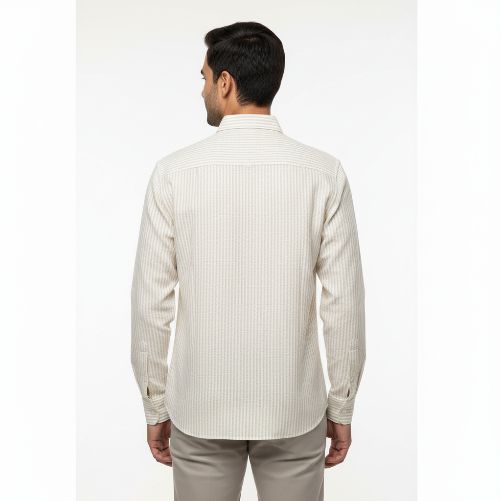 Khadi Lining Cotton Shirt – Full Sleeves