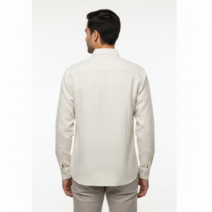 Khadi Lining Cotton Shirt – Full Sleeves