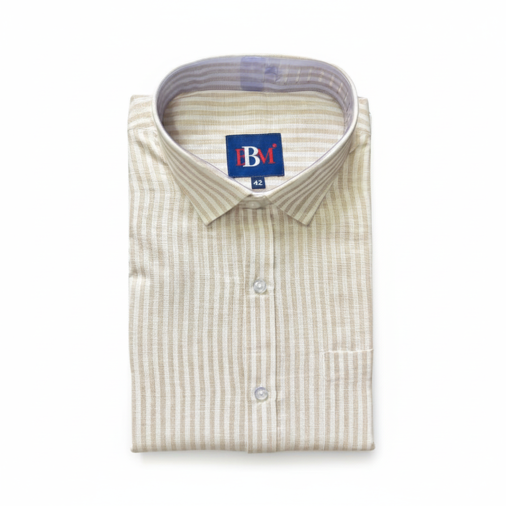 Khadi Lining Cotton Shirt – Full Sleeves