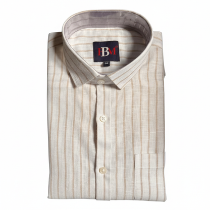 Khadi Broad Lining Cotton Shirt for Men – Full Sleeves