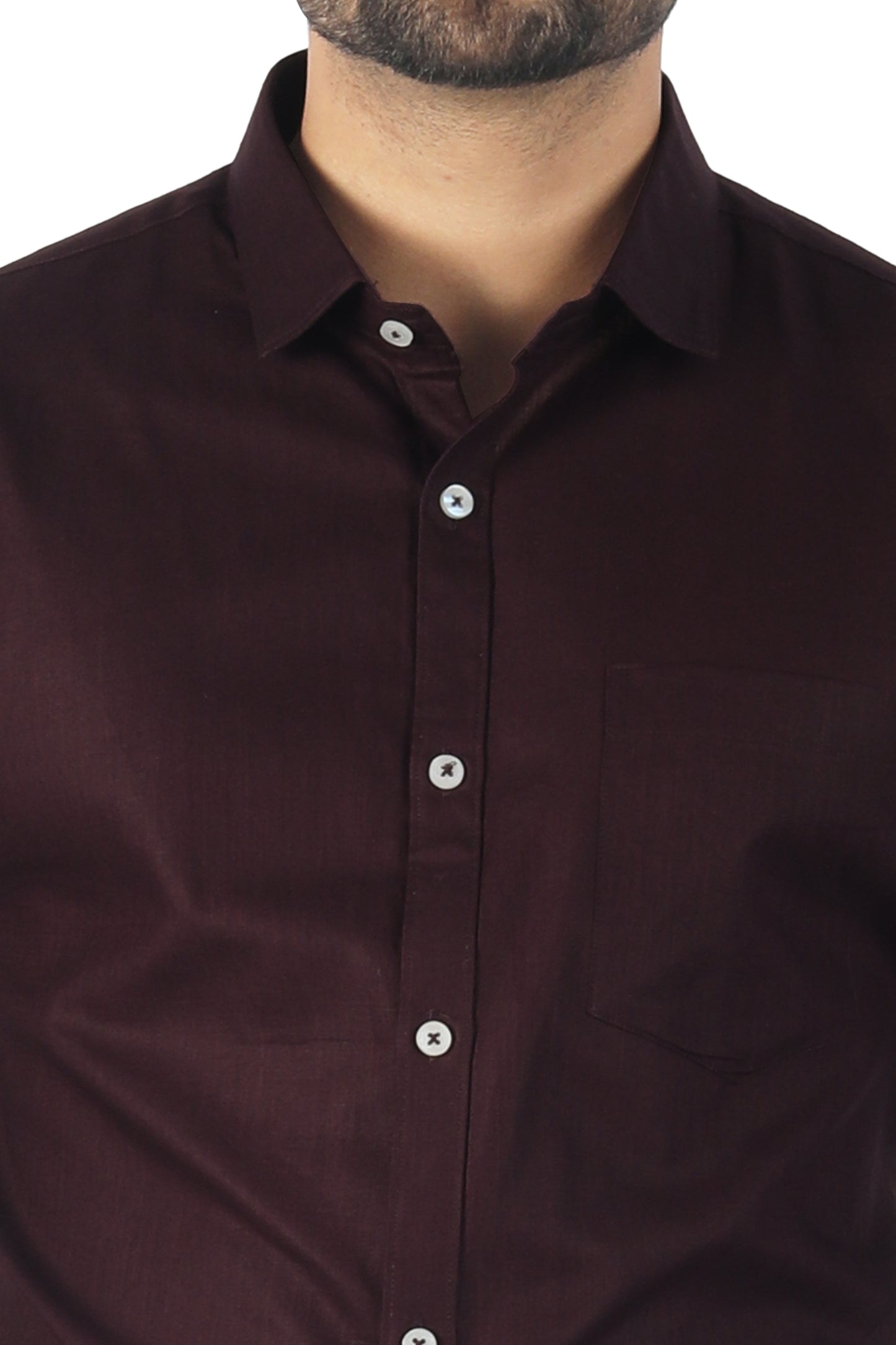 Close-up of purple linen cotton fabric texture